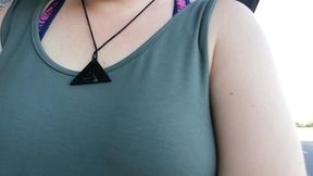 shopping and wet panties in public store 4k