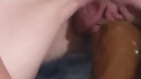 Hot and tattooed MILF rides BBC while enjoying a solo orgasm