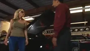 Blonde Chick with Big Tits Gets Fucked Hard Inside Her Car