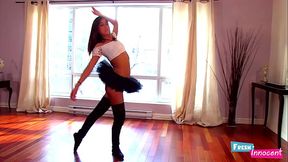 Fresh and innocent - a Small Titties Angel is Pinned Roughly by a Big Cock.