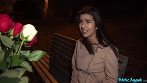 Brunette vixen finds fiery passion on a heartfelt holiday encounter