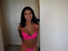 Naughty Babe Ameena Green Offers Her Pussy To Horny Guy