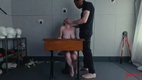 Her sore ass gets reamed out all over again with ass to mouth