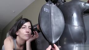 Rubber and bondage submission Elis Graves