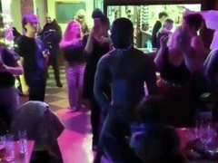 BBC Stripper Stripping In Nightclubs With Sexy Women Then