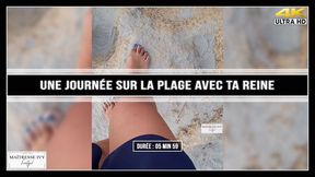 Une journée sur la plage avec ta reine 4K