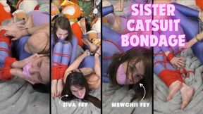 HD Fey Sisters Cam Show Struggle Bondage Reward