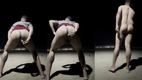 na praia ao ar livre e mais gostoso