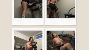 Voyeur Topless workout