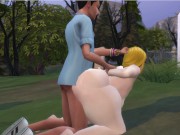Couple hot sex in Cemetery