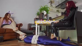Bad Bunny And Black Queen Ruslana Order Him To Smell Feet During Kicking His Balls - Part 1 - 4K