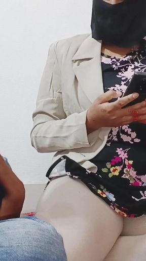 POV-installment lady fucked me when she didn't get the installment money.   Clip 1