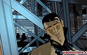 Hentai gay honey sucked and gangbanged