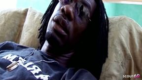 Big Titted Ebony MILF Angel Eyes Fucked by a BBC and Cummed in Her Pussy