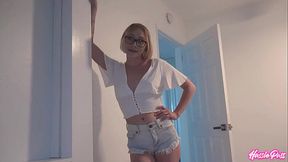 Athena&rsquo_s Tiny Pussy Milks a Load That Brian Pumps In Balls-Deep!