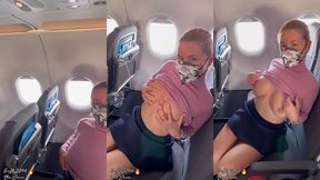 m exhibant dans l avion