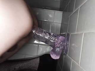 Gender fluid web camera model trying out recent toy from fan