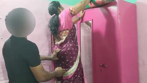 Amateur Desi Stepmom's Hardcore Chair Session with Her Thirsty Stepson - Rough Doggystyle &amp; Creampie