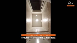 Sexy MILF close up pissing. Toilet camera.