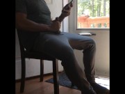 Bating and watching the neighbor