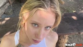 Blonde Slut Lilly Blossom Goes On A Wild Bike Ride Of Her Life!