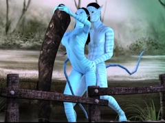 Neytiri getting fucked in Avatar 3D porn parody