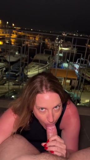 My First Time Swallowing on Camera. in a Little Marina on the Amalfi Coast.