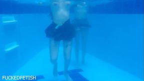 Yessica Bunny Helen star horny sexy duo pool