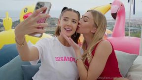 frances bentley and sybil suger doll babes trying new bbc dildo porn video