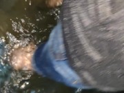 Wetting My Jeans Shorts In The Forest and Taking A Dip In The River
