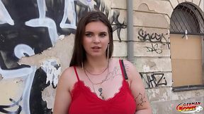 GERMAN SCOUT - CURVY BIG NATURAL TITS TEEN TAYLEE WOOD SEDUCE TO FUCK AT MODEL JOB