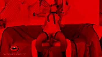 Compa&ntilde_ero de habitaci&oacute_n follada con su pollon corrida en mi boca y cara Video HALLOWEN