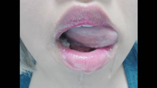 Seductive Mouth and Tongue Tease