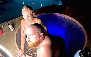 Hot tub sex with blonde cheating wife deliah grace wca productions