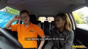 KIKI MINAJ the British ebony porn star takes her first driving lesson with