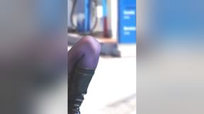 Slutty Italian Milf In Public Gas Station