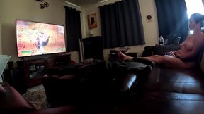 Amateur girl dances with big dick before getting anal and creampied