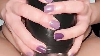point of view Masturbating My BF with His new sex toy SOHIMI