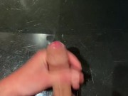 [SPUNKYBRITLAD] COCK JUICE FLOWS BEFORE CUMMING AND SPRAYING