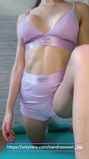 YOGA day with wrap clothes