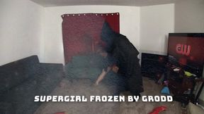 Supergirl is Frozen by Gorilla Grodd 2