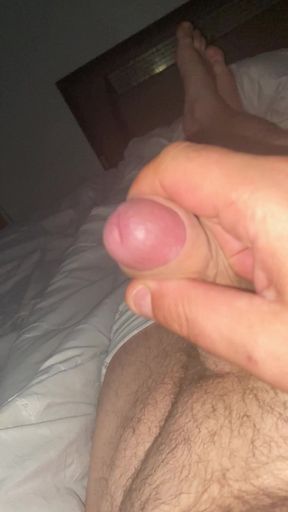 start of handjob