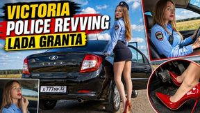Vika police officer driving backward forward revving game 4k full video 22 min