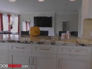 Step-Brother Jerked Inside Pumpkin Beside Girlfriend - NextDoorTaboo