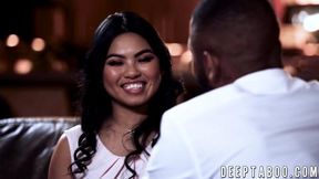 Asian Cutie Starfall Takes Big Cock Deep