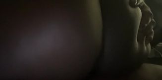 My ebony stepsister made me cum in her and keep going