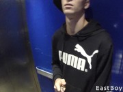 IN THE SUBWAY AND HANDJOB