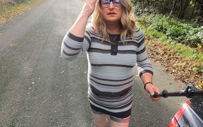 Crossdresser Kellycd2022 afternoon drive