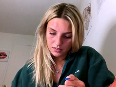 European Gorgeous Blonde Teen Gi