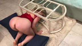 stepmom stuck in the living room cleaning